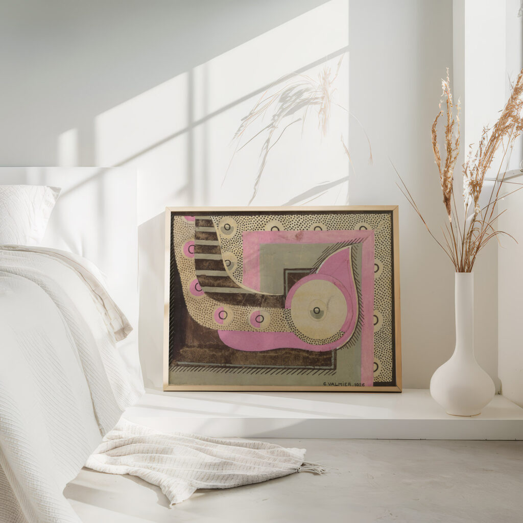 Composition Etude Pour Un Motifs Decoratif 1926 Georges Valmier 4 mockup