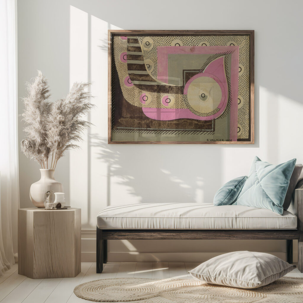 Composition Etude Pour Un Motifs Decoratif 1926 Georges Valmier 5 mockup