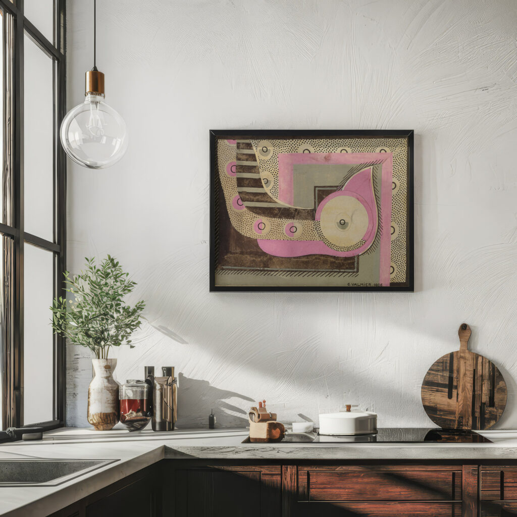 Composition Etude Pour Un Motifs Decoratif 1926 Georges Valmier 6 mockup