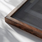 Composition I 1926 Ragnhild Keyser close up dark wood mockup