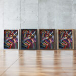 Composition III 1916 Patrick Henry Bruce framed posters mockup