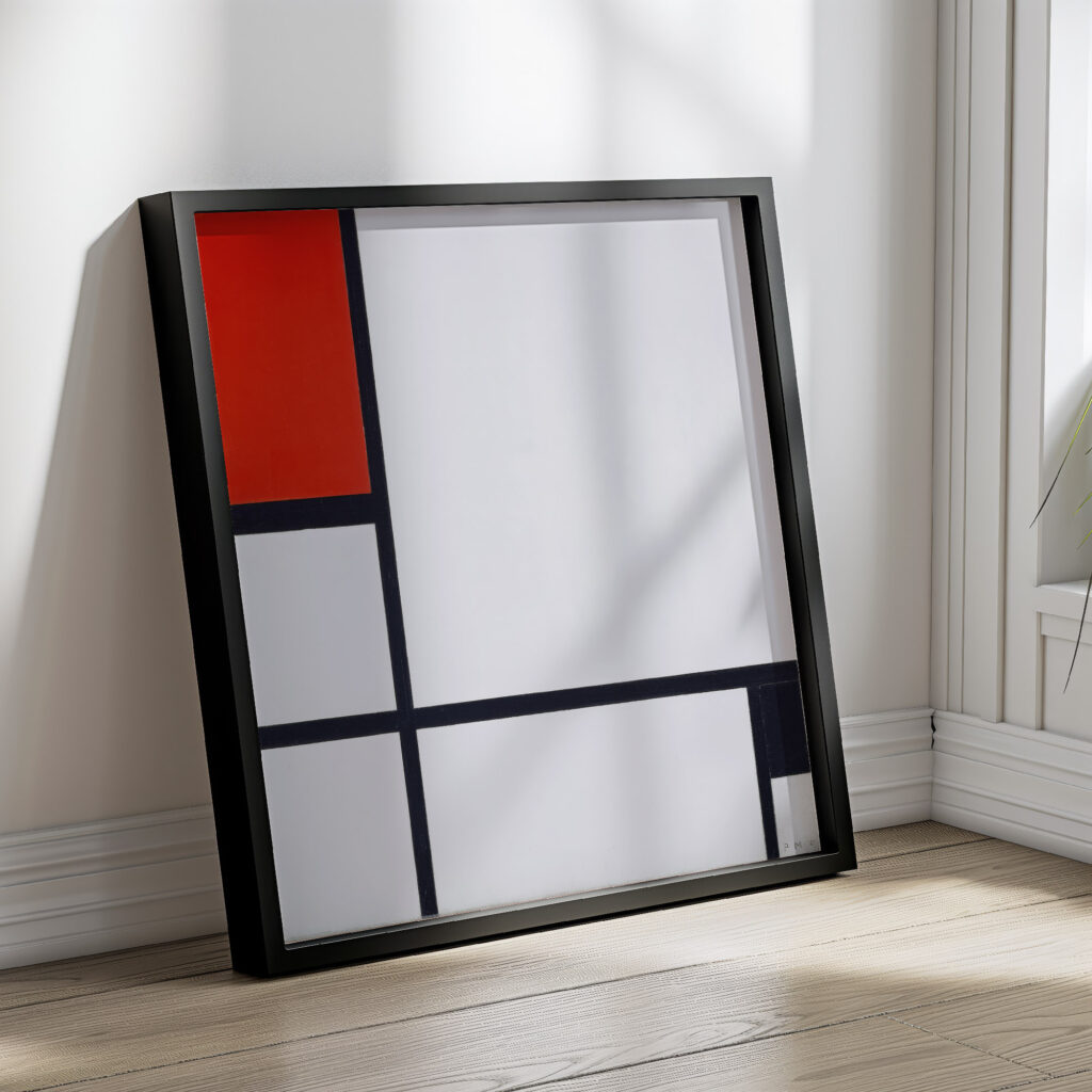 Composition No. I with Red and Black 1929 Piet Mondrian 4 mockup