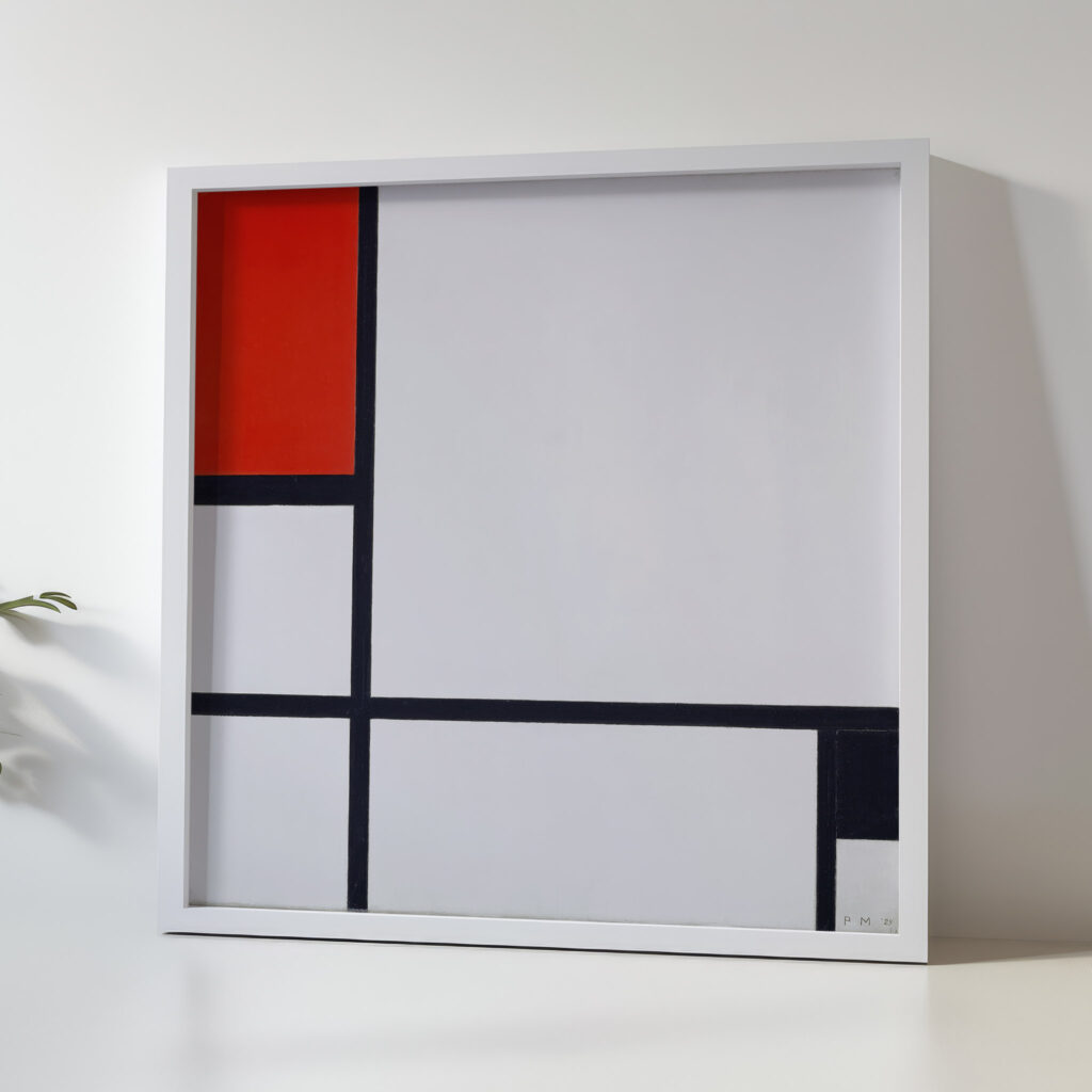 Composition No. I with Red and Black 1929 Piet Mondrian 5 mockup