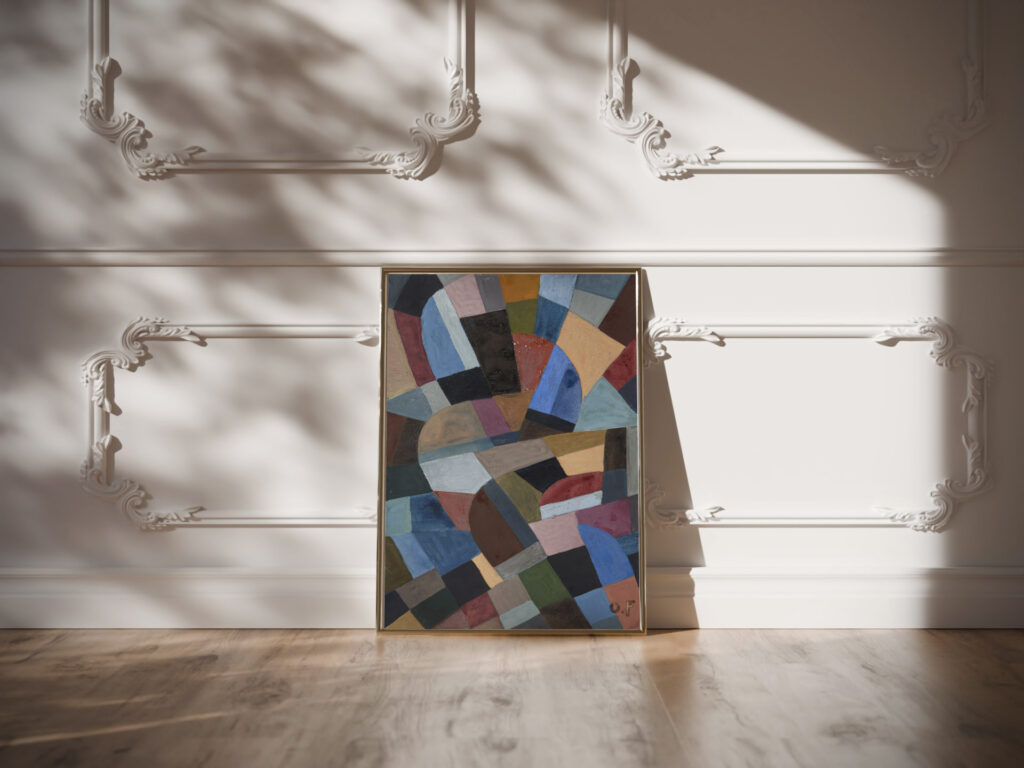 Composition Otto Freundlich video mockup
