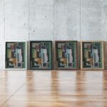Composition Ragnhild Kaarbo framed posters mockup