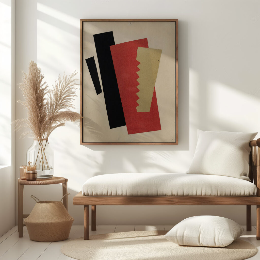 Composition Red Black Gold 1920 El Lissitzky 5 mockup