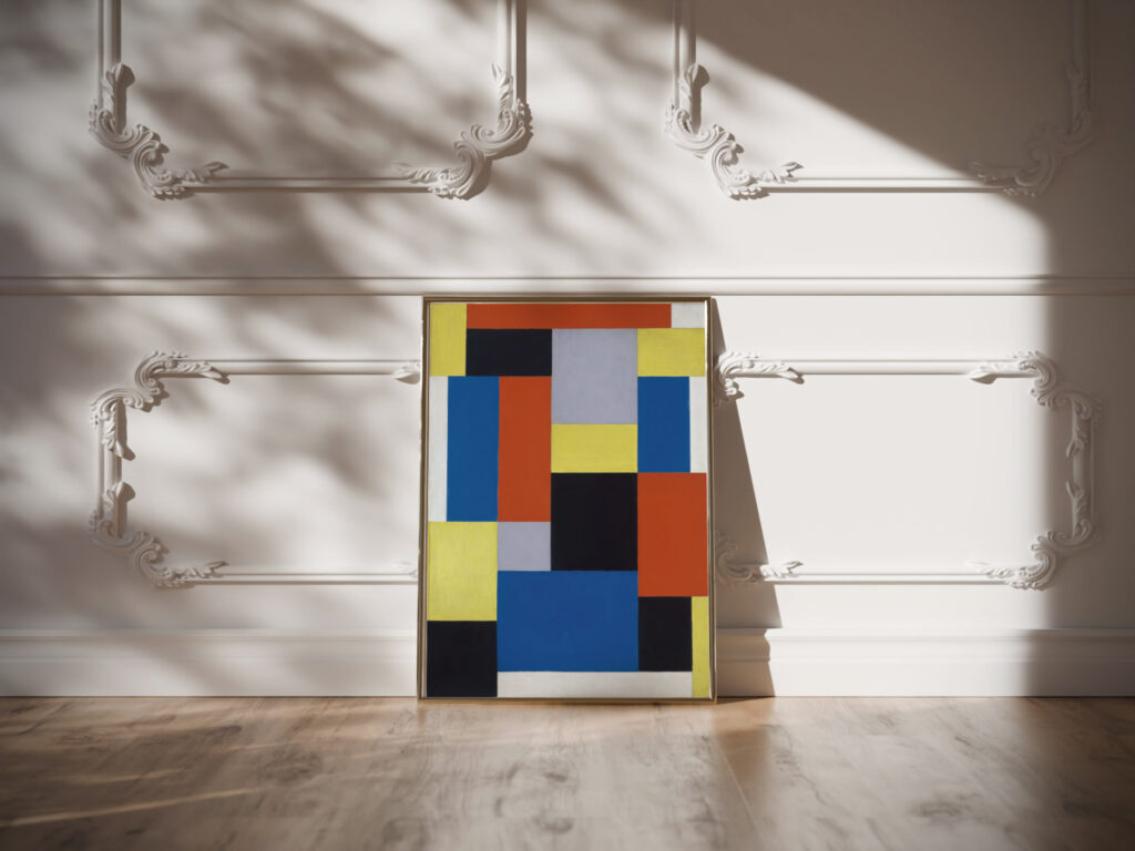 Composition XX 1920 Theo van Doesburg video mockup