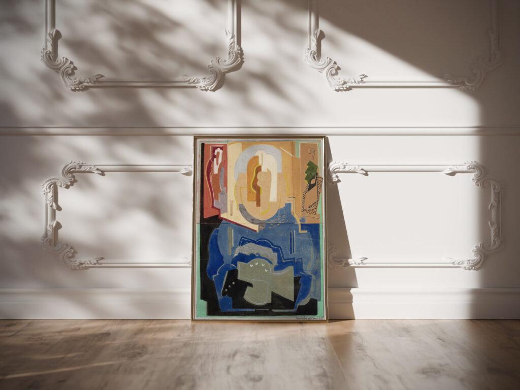 Composition a quatre elements 1923 Albert Gleizes video mockup