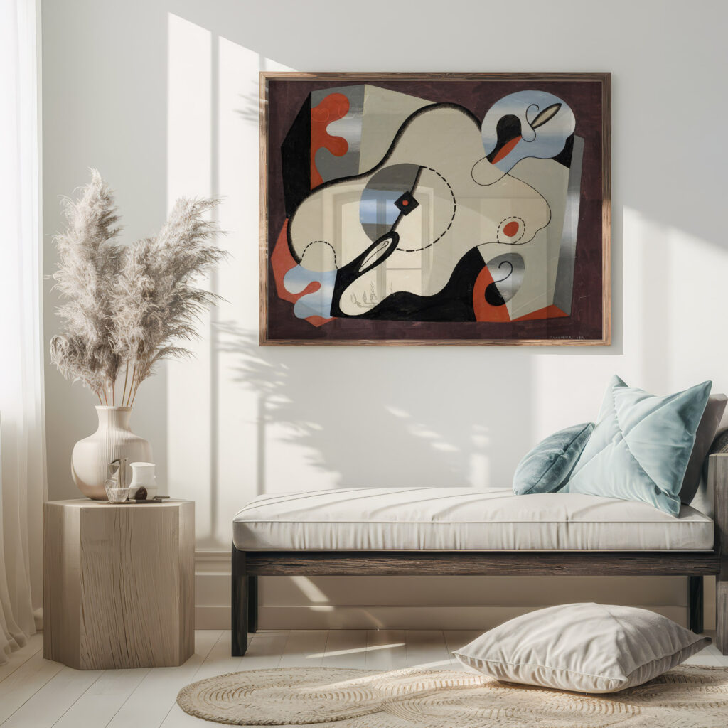 Composition abstraite Femme couchee 1931 Georges Valmier 5 mockup