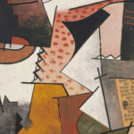 Composition au papier journal 1918 Georges Valmier 8 mockup