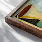 Composition ca. 1935 1943 Andree Rexroth close up dark wood mockup