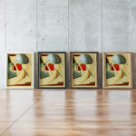 Composition ca. 1935 1943 Andree Rexroth framed posters mockup