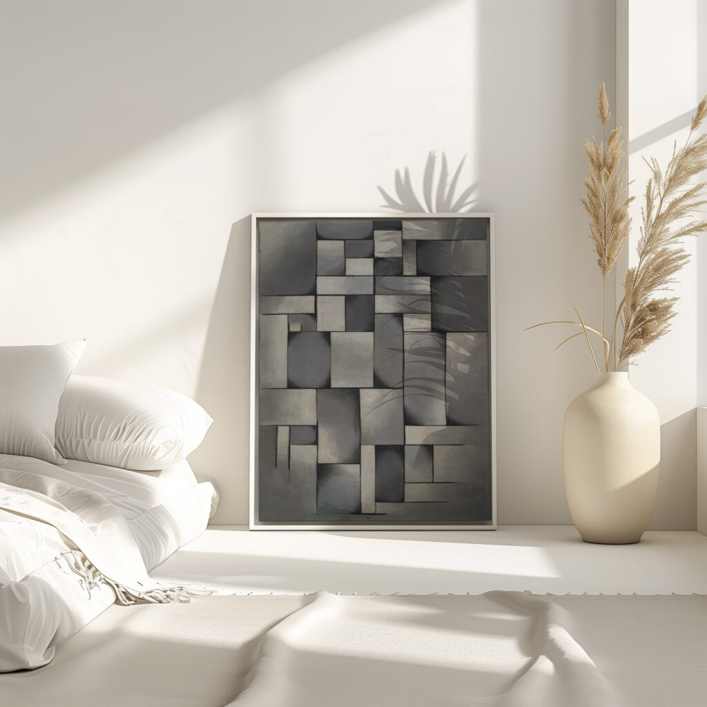 Composition in Gray Rag time. 1919 Theo van Doesburg 4 mockup