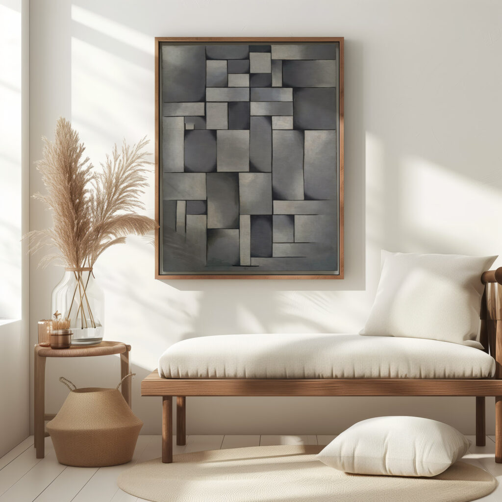 Composition in Gray Rag time. 1919 Theo van Doesburg 5 mockup