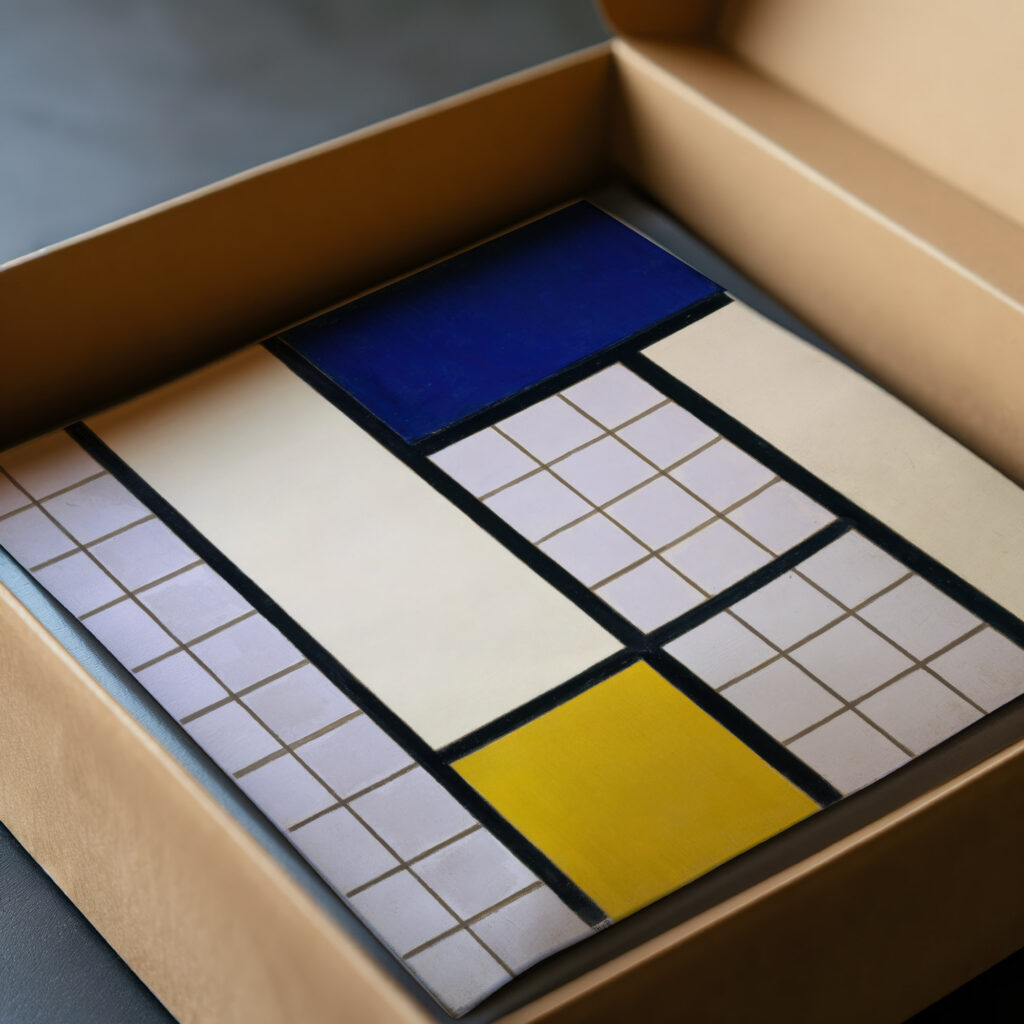 Composition in Half Tones 1928 Theo van Doesburg video mockup