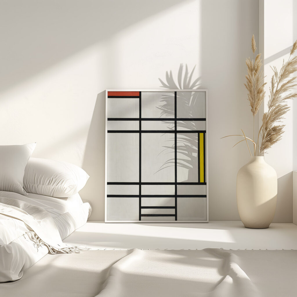 Composition in White Red and Yellow 1936 Piet Mondrian 4 mockup