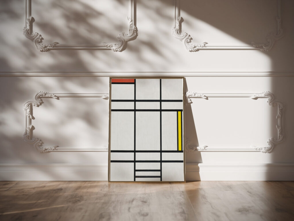 Composition in White Red and Yellow 1936 Piet Mondrian video mockup