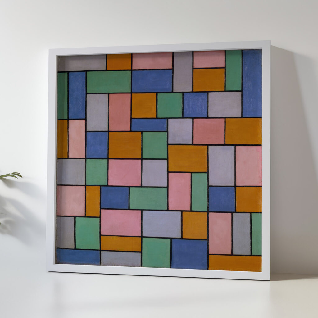 Composition in dissonances 1919 Theo van Doesburg 5 mockup