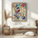 Composition in red blue green and yellow 1913 Wassily Kandinsky 5 mockup