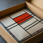 Composition of Red and White Nom 1Composition No. 4 with red and blue 1938–42 Piet Mondrian video mockup