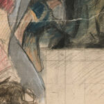 Composition study for ‘Seven Deadly Sins in The Quest of the Holy Grail mural series at Boston Public Library Edwin Austin Abbey 8 mockup