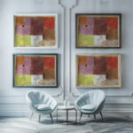 Composition with Figures 1915 Paul Klee framed posters mockup