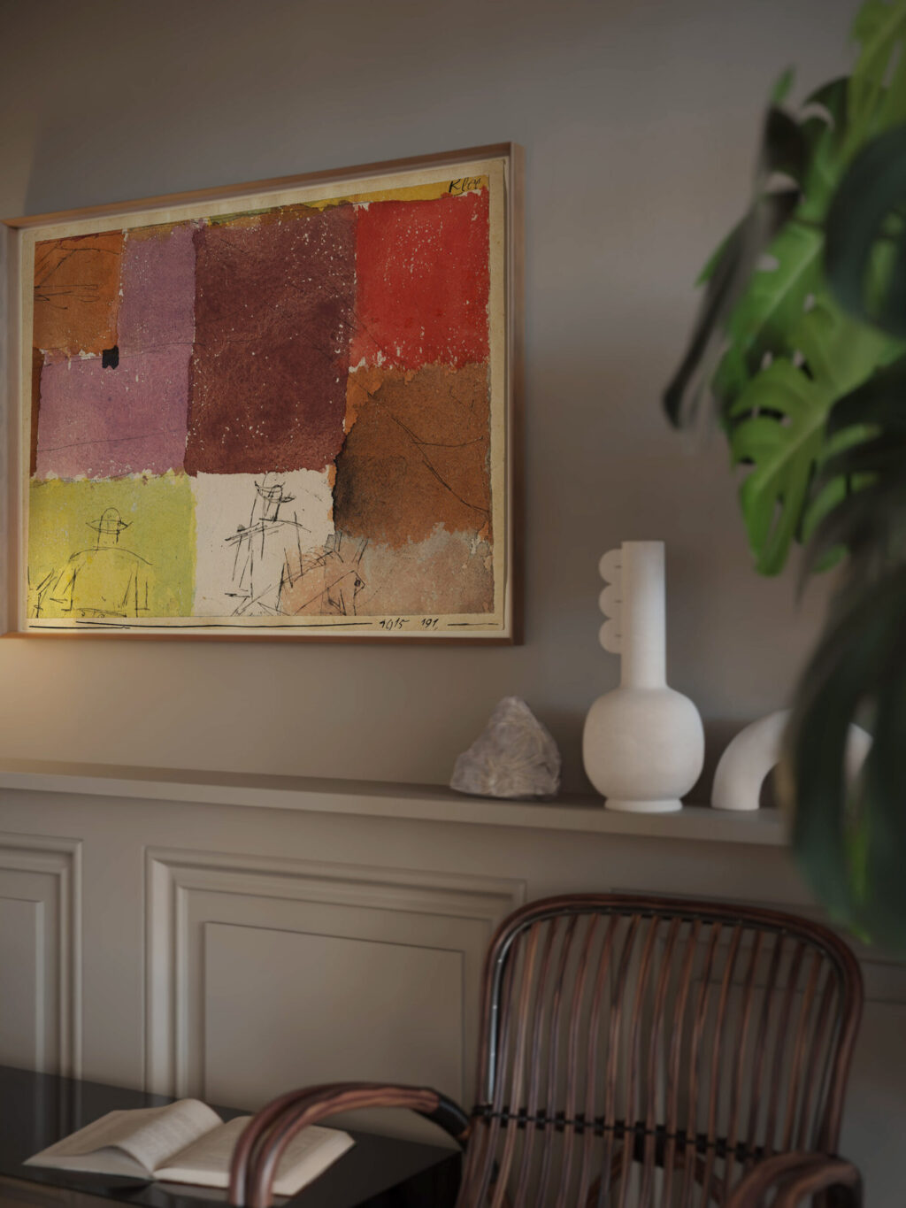 Composition with Figures 1915 Paul Klee video mockup