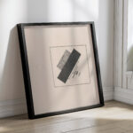 Composition with Four Black One White and Two Grey Elements 1920 Kazimir Malevich 4 mockup