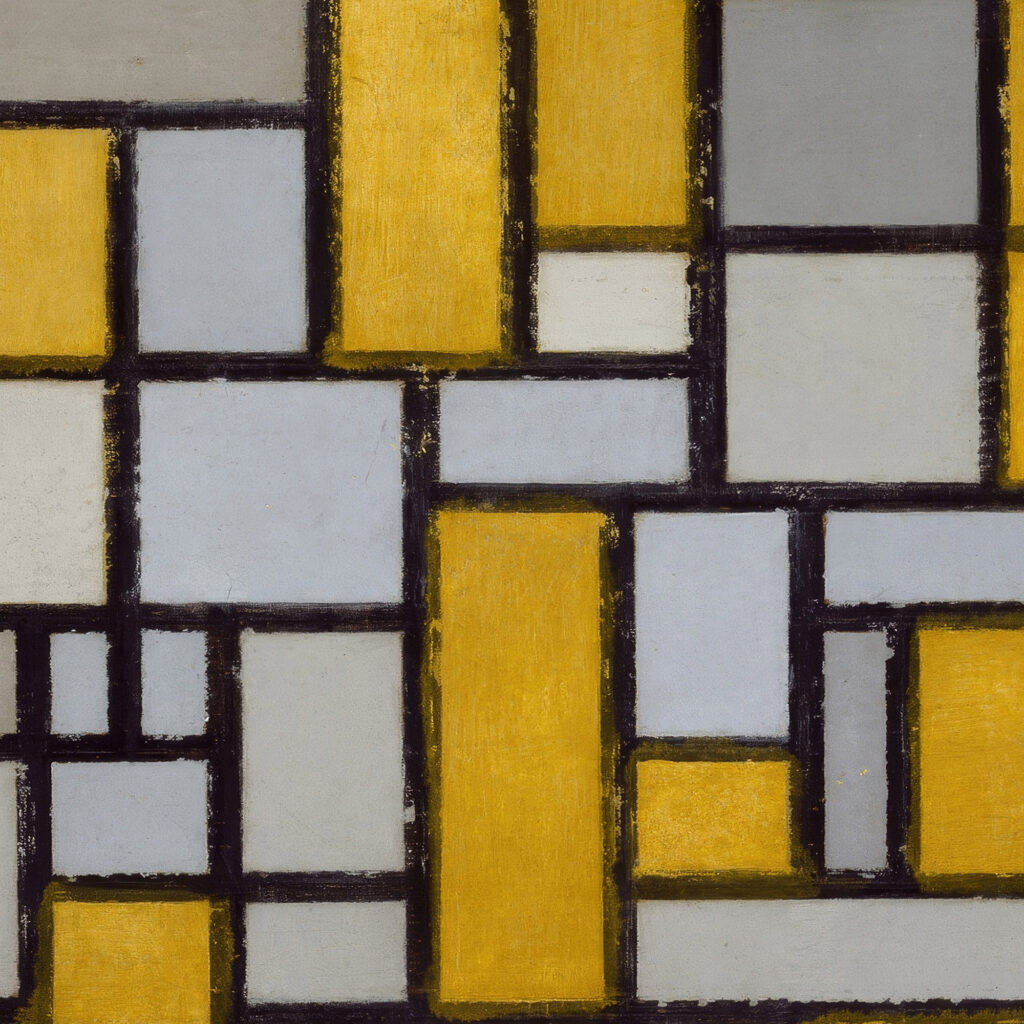 Composition with Grid 1 1918 Piet Mondrian 8 mockup