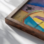 Composition with Horses 1926–27 Paul Gaulois close up dark wood mockup