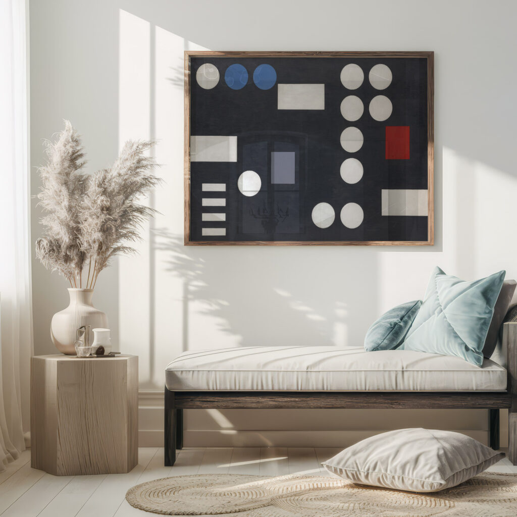 Composition with Rectangles and Circles on Black Ground 1931 Sophie Taeuber Arp 5 mockup