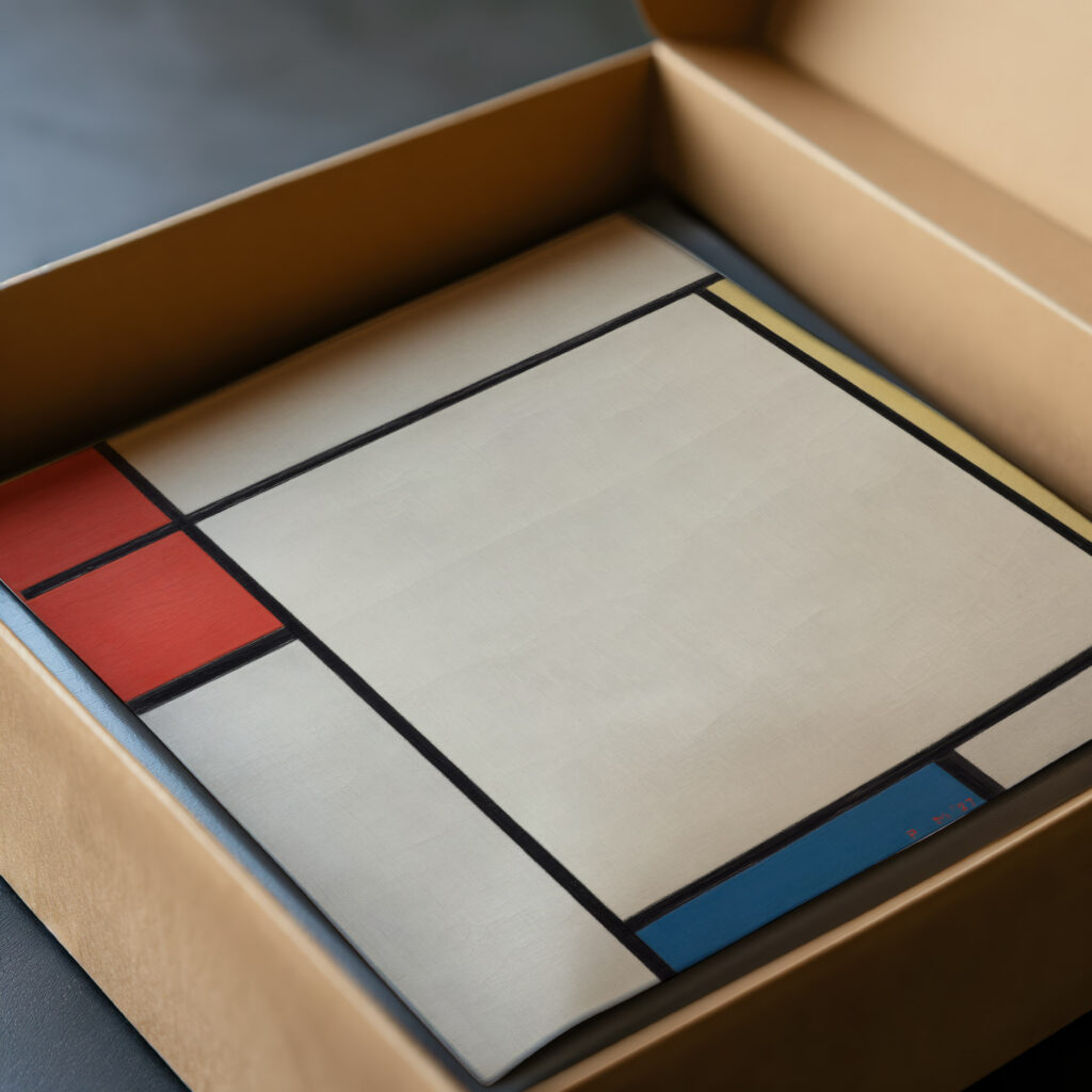 Composition with Red Yellow and Blue 1927 Piet Mondrian video mockup