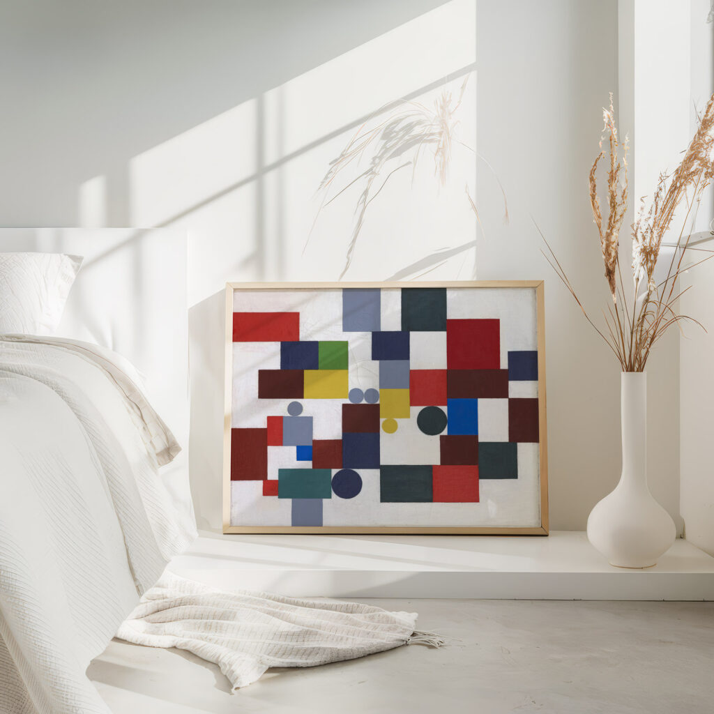 Composition with Tetragons Rectangles and Circles Congruent 1939 Sophie Taeuber Arp 4 mockup