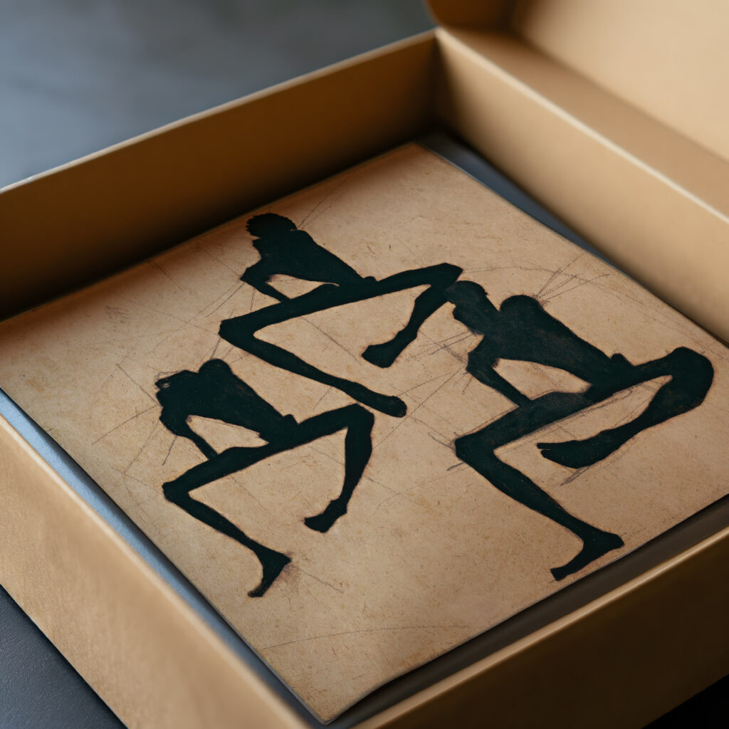 Composition with Three Male Nudes 1910 Egon Schiele video mockup