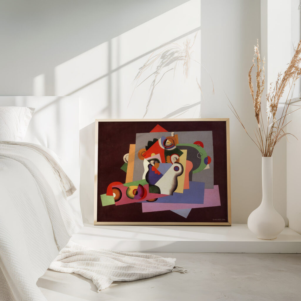 Composition with flowers 1924 Georges Valmier 4 mockup
