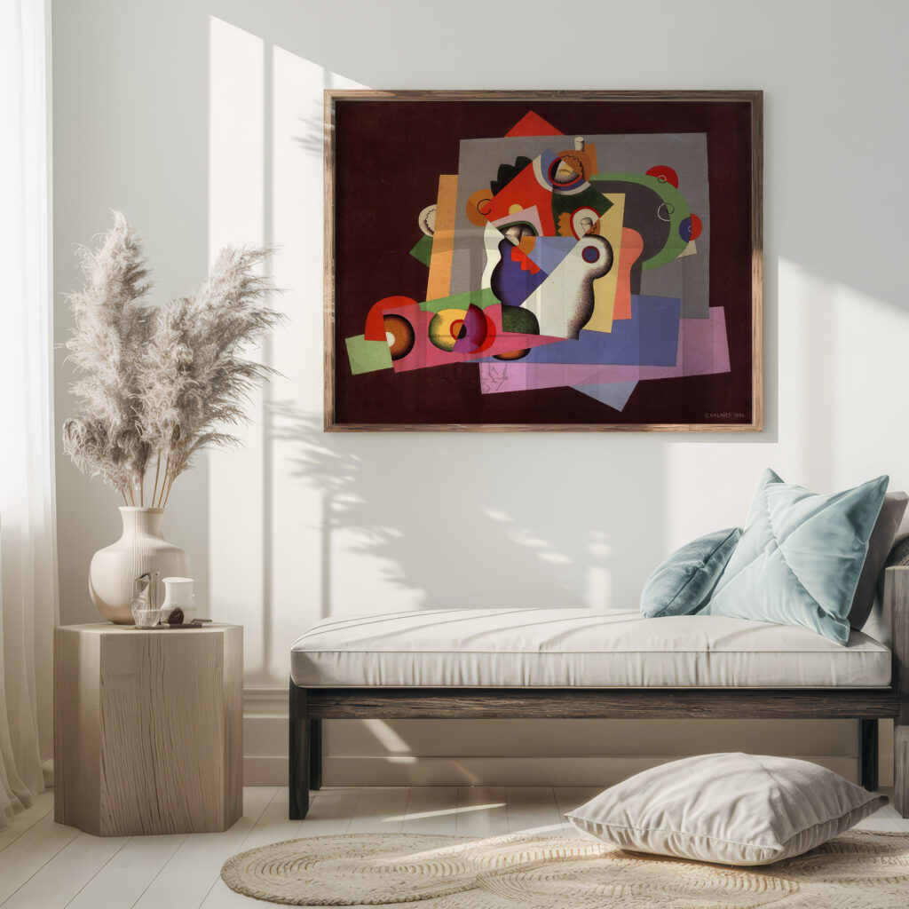 Composition with flowers 1924 Georges Valmier 5 mockup