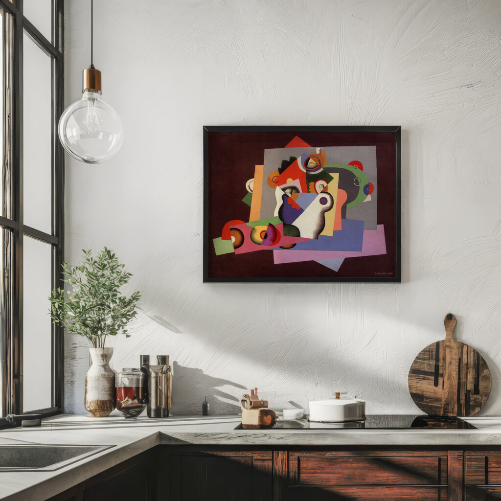 Composition with flowers 1924 Georges Valmier 6 mockup