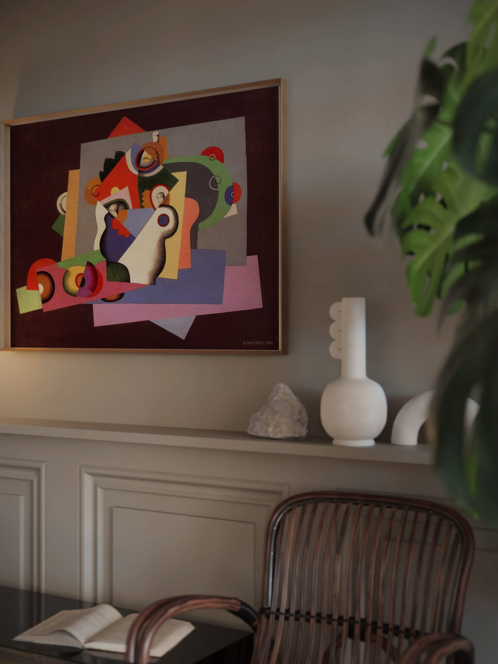 Composition with flowers 1924 Georges Valmier video mockup