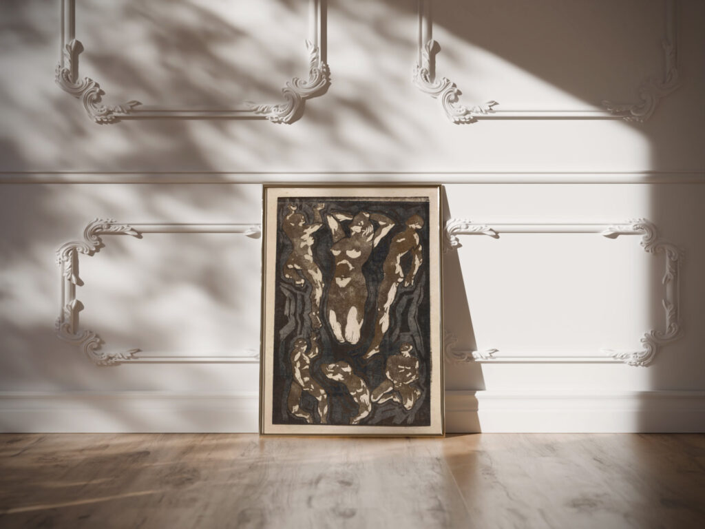 Composition with six human figures 1906 1945 Reijer Stolk video mockup