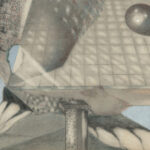 Composition with spheres squares pillars etc. 1937–43 Paul Gaulois 8 mockup