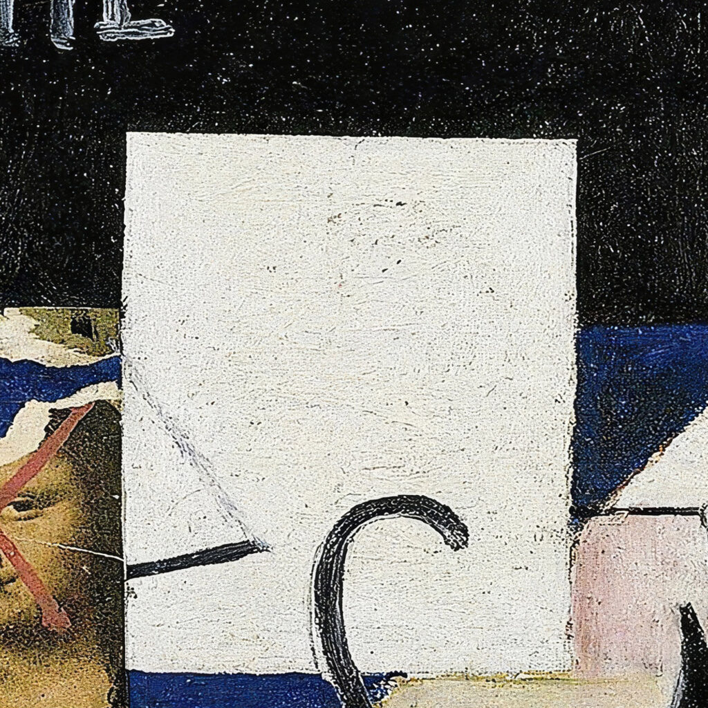 Composition with the Mona Lisa 1914 Kazimir Malevich 8 mockup