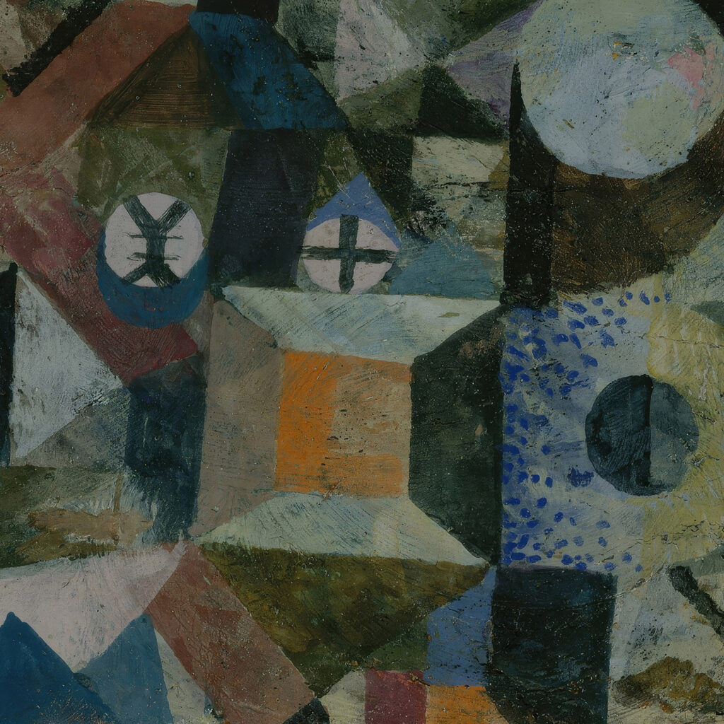 Composition with the Yellow Half Moon and the Y 1918 Paul Klee 8 mockup