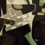 Compotier et nappe a carreaux Fruit Dish on a Checkered Tablecloth 1917 Juan Gris 8 mockup