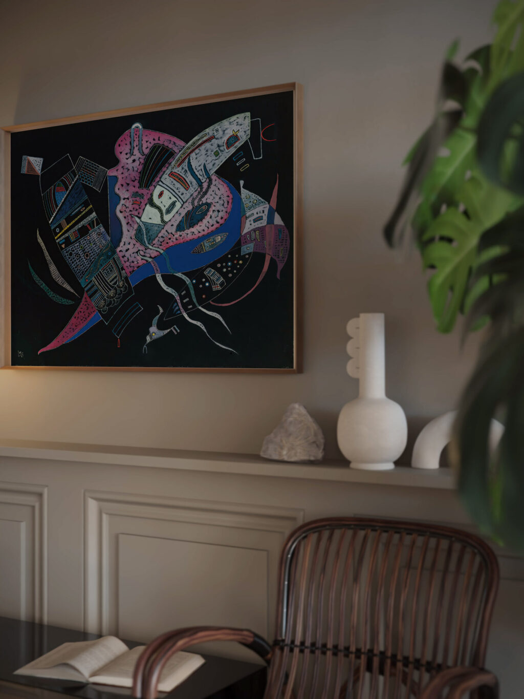 Concentre 1937 Wassily Kandinsky video mockup