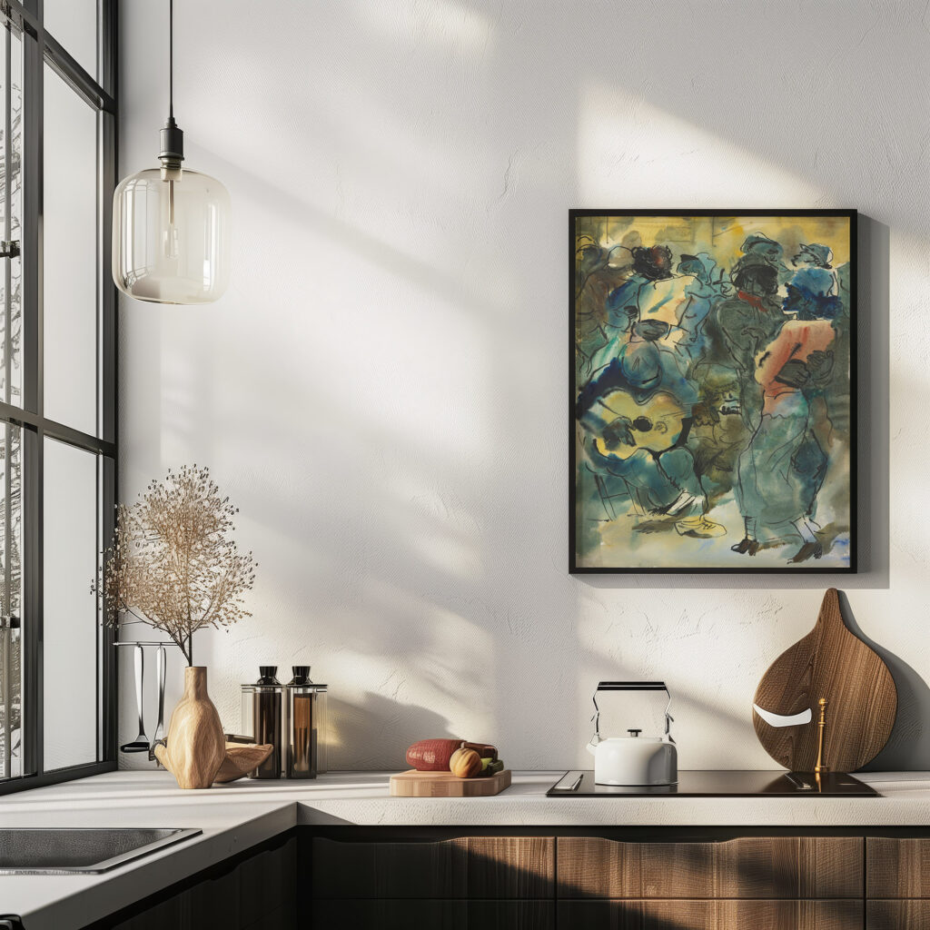 Concert du soir circa 1937 Alexandre Jacovleff 6 mockup