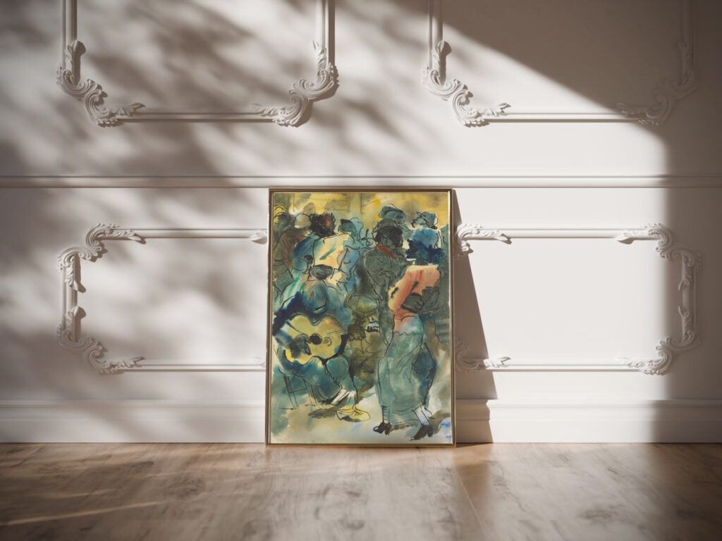 Concert du soir circa 1937 Alexandre Jacovleff video mockup