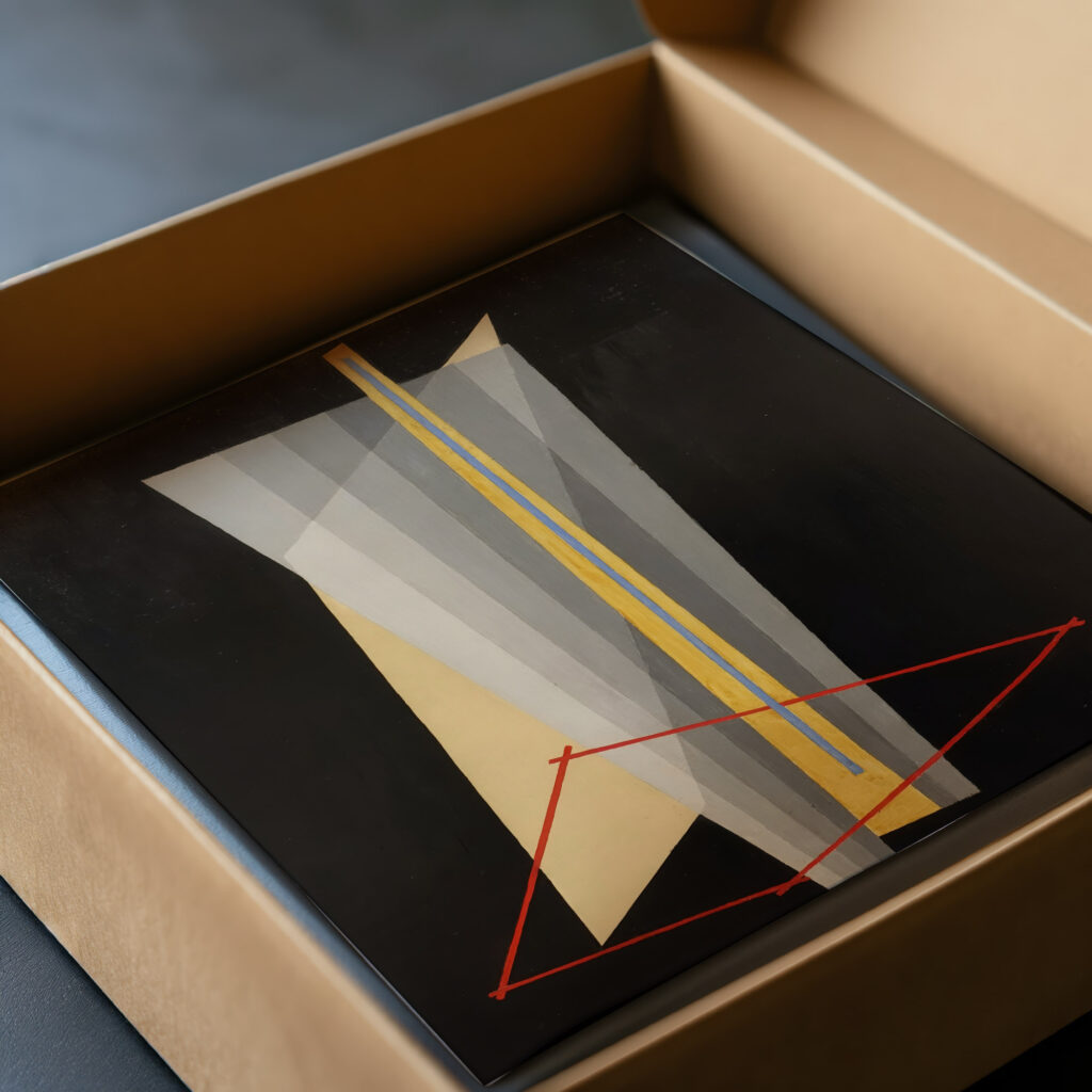 Construction 1922 Laszlo Moholy Nagy video mockup