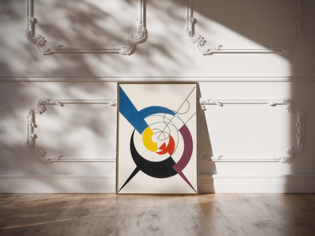 Construction Dynamique Penetration De Spirales Et Diagonales 1942 Sophie Taeuber Arp video mockup