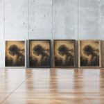 Contemplatie 1884 1947 Frans Stamkart framed posters mockup