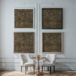 Contraste 1931 Joaquin Torres Garcia framed posters mockup